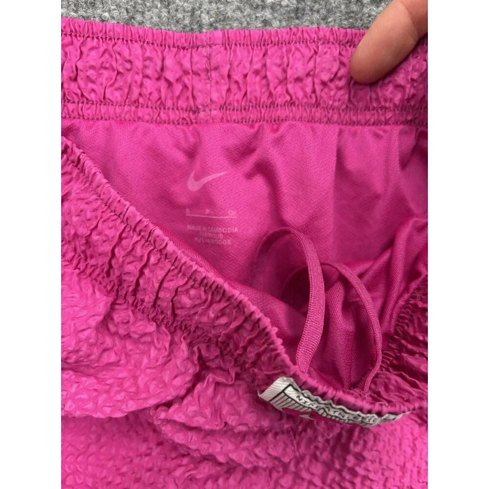 Nike Shorts Womens Small Pink Running 3 Inseam Lined Athletic Colorblock‎